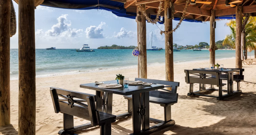 Barefoot by the Sea Restaurant Sandals Negril Luxury Resort Vacation All Inclusive Adults Only