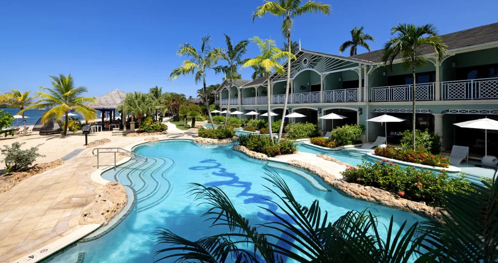 Swim Up Bar at Sandals Negril Luxury Resort Vacation All Inclusive Adults Only