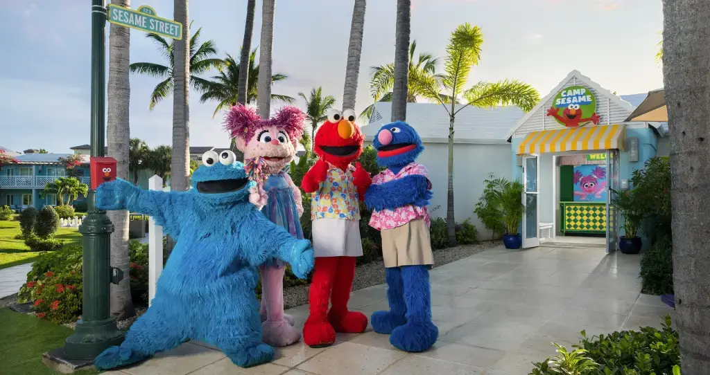 Beaches Turks & Caicos Resort Fun Time Sesame Street Characters