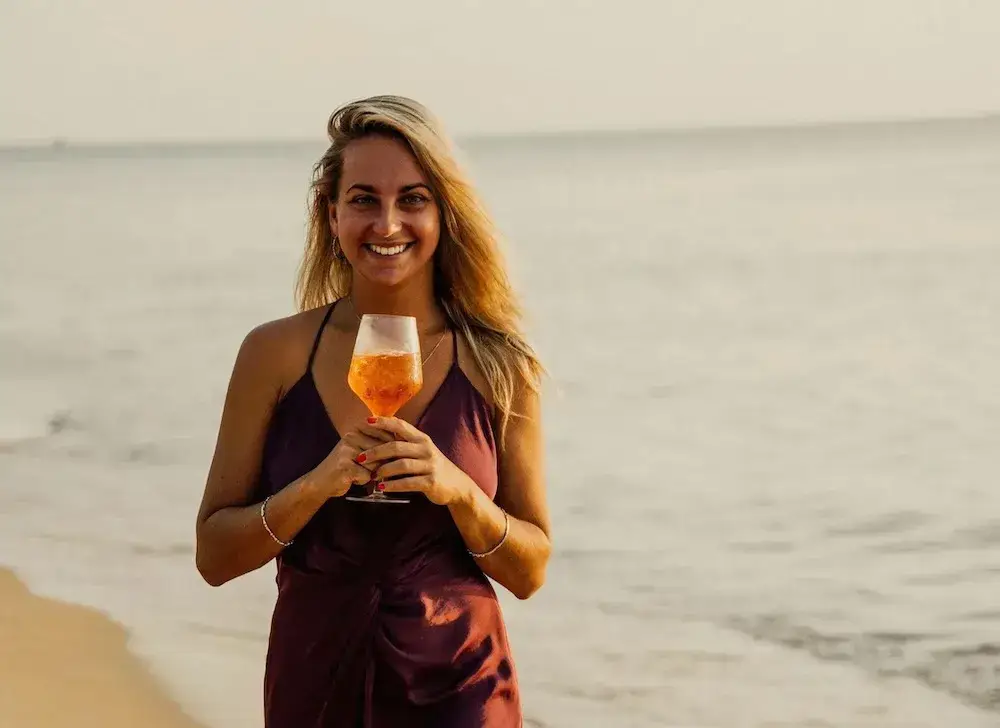 Enjoy a Cocktail on the Beach
