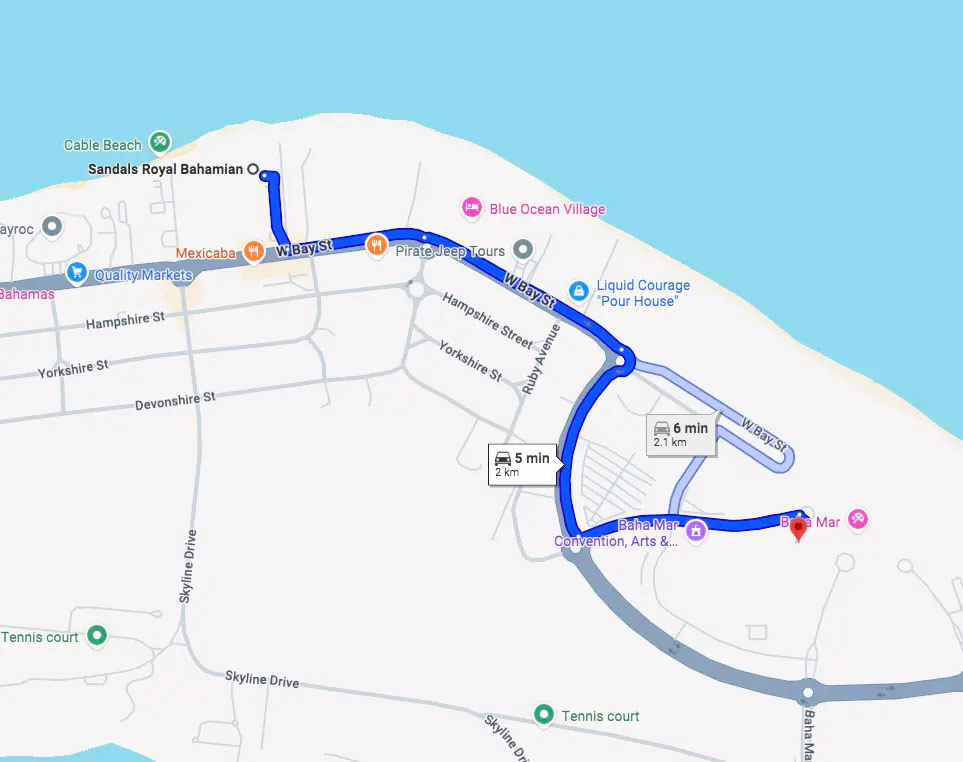 Sandals Royal Bahamian Near Baha Mar Casino