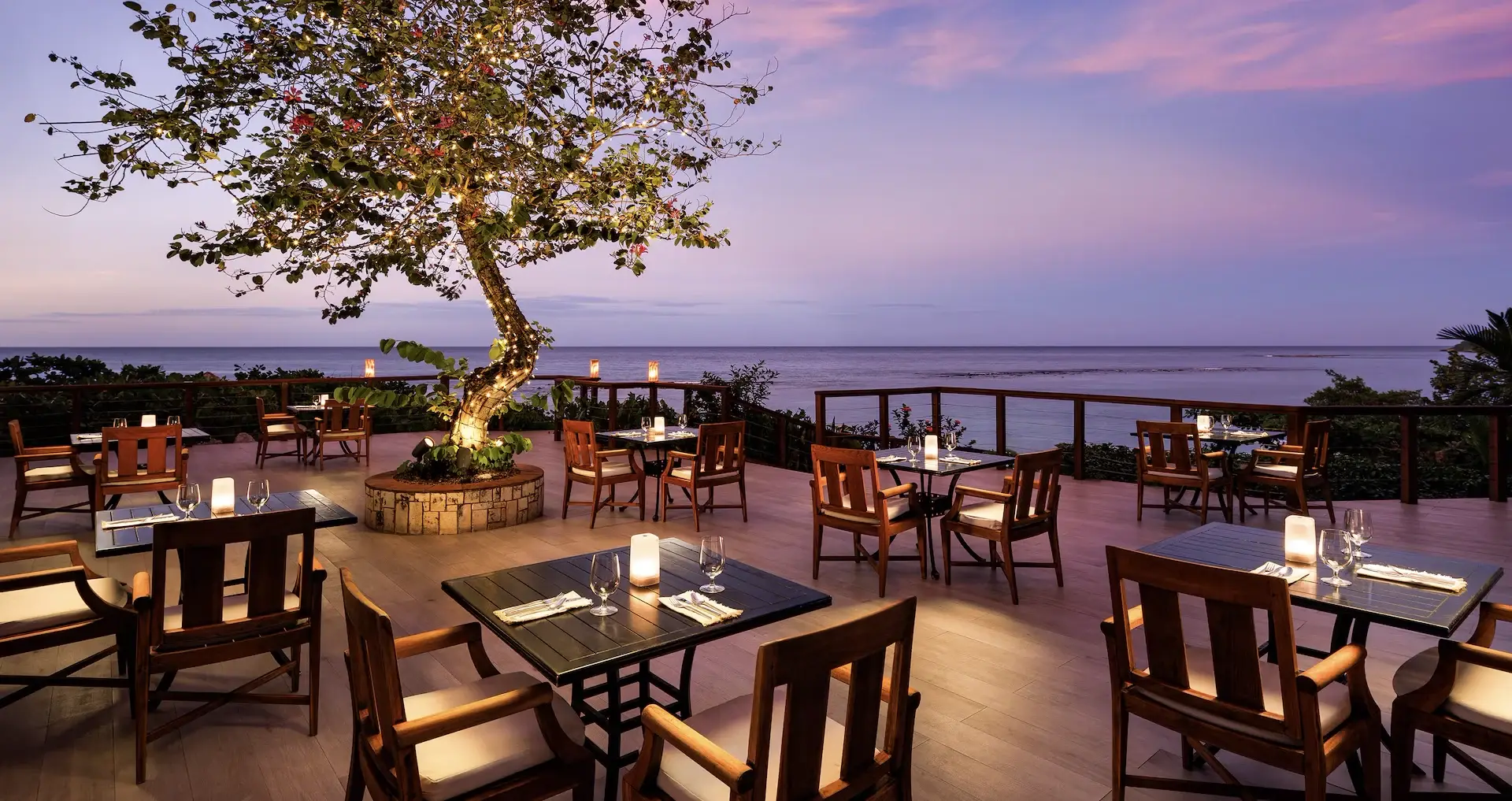 The Reef Terrace Restaurant at Sandals Ochi Jamaica